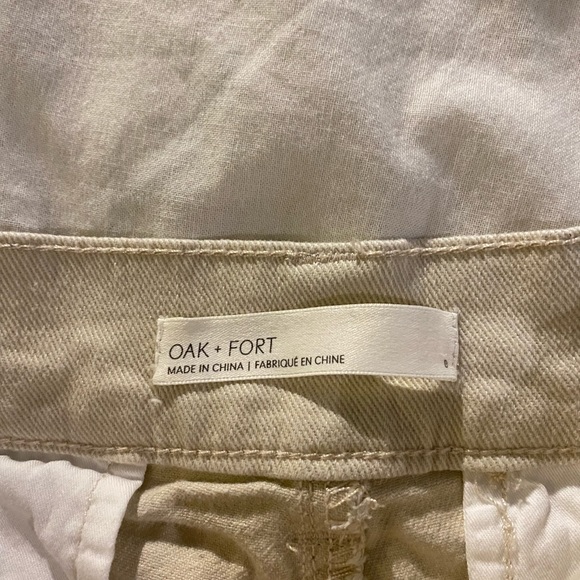 Oak and Fort pleated pants (beige) - Picture 6 of 7